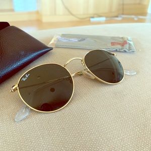 Ray ban round metal glasses RB3447